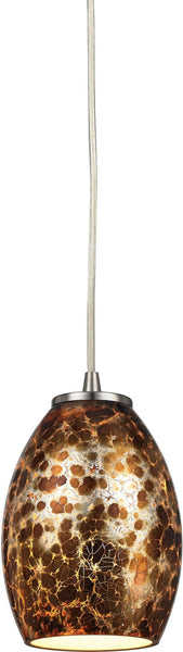 Venture 1 Light Pendant In Satin Nickel
