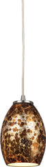 Venture 1 Light Pendant In Satin Nickel