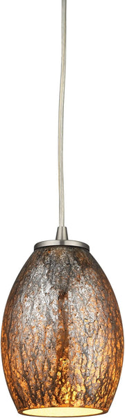 Venture 1 Light Pendant In Satin Nickel