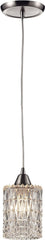 Kersey 1 Light Pendant In Satin Nickel