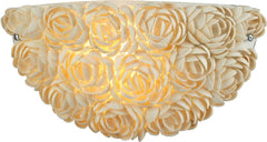 Shells 1 Light Wall Sconce In Polished Chrome