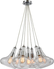 Orbital 7 Light Pendant In Polished Chrome