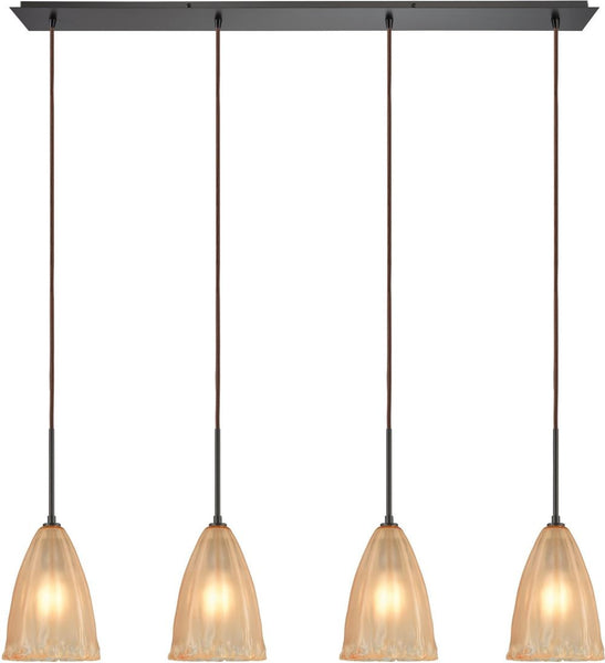 Calipsa 4 Light Pendant In Oil Rubbed Bronze