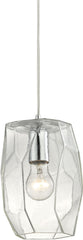 Geometrics 1 Light Pendant In Polished Chrome