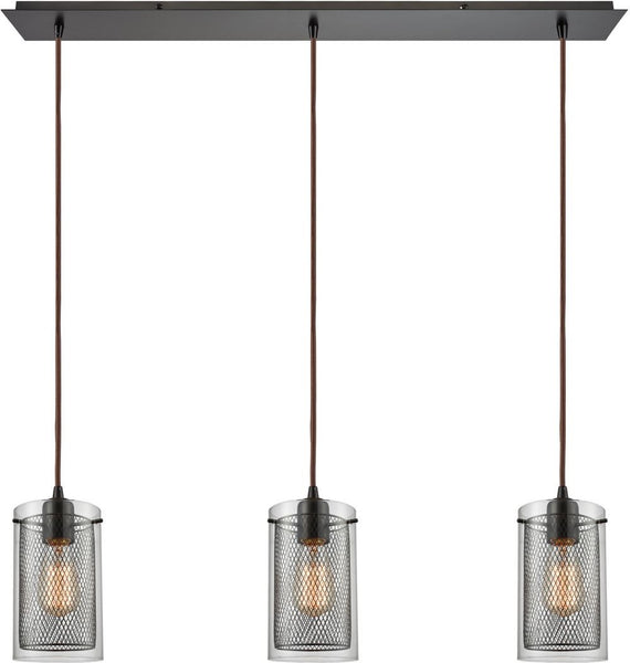 Brant 3 Light Pendant In Oil Rubbed Bronze