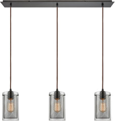 Brant 3 Light Pendant In Oil Rubbed Bronze