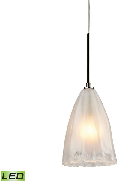 Calipsa 1 Light Led Pendant In Satin Nickel
