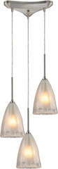 Calipsa 3 Light Pendant In Satin Nickel