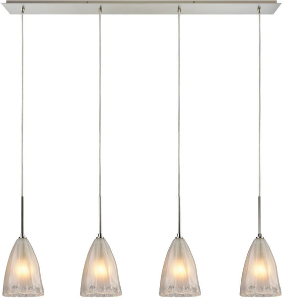 Calipsa 4 Light Pendant In Satin Nickel
