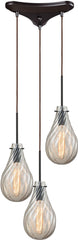 Cirrus 3 Light Pendant In Satin Nickel