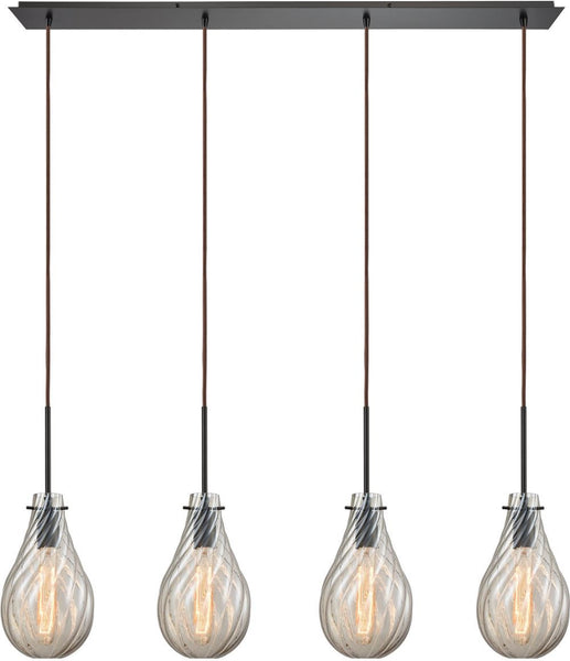 Cirrus 4 Light Pendant In Satin Nickel