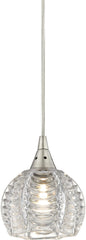 Kersey 1 Light Pendant In Satin Nickel