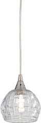 Kersey 1 Light Pendant In Satin Nickel
