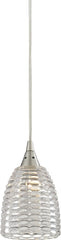 Kersey 1 Light Pendant In Satin Nickel