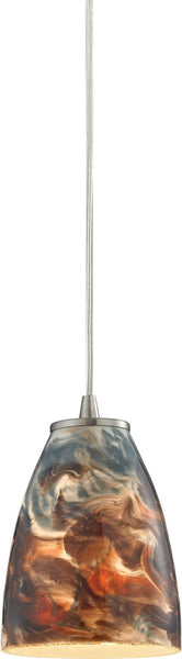 Abstractions 1 Light Pendant In Satin Nickel