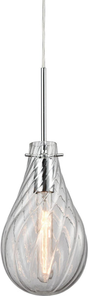 Cirrus 1 Light Pendant In Polished Chrome