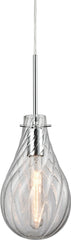 Cirrus 1 Light Pendant In Polished Chrome