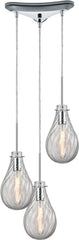 Cirrus 3 Light Pendant In Polished Chrome