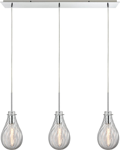 Cirrus 3 Light Pendant In Polished Chrome