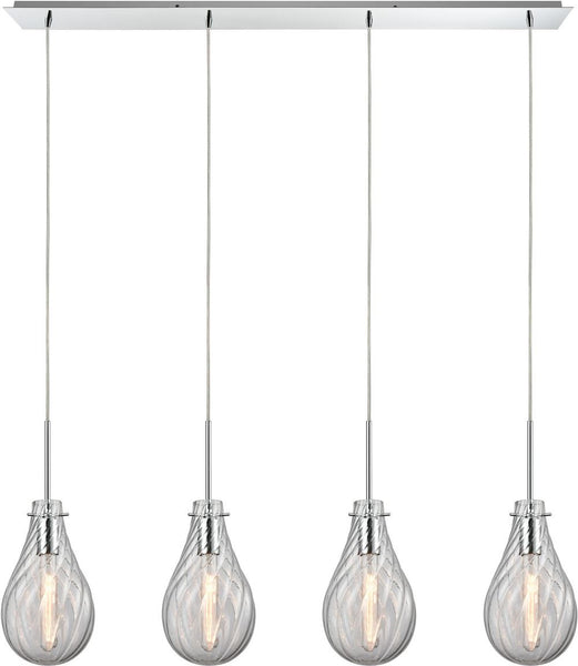 Cirrus 4 Light Pendant In Polished Chrome