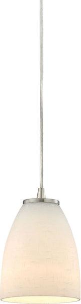 Sandstorm 1 Light Pendant In Satin Nickel