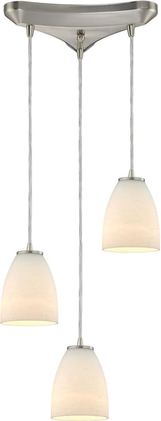 Sandstorm 3 Light Pendant In Satin Nickel