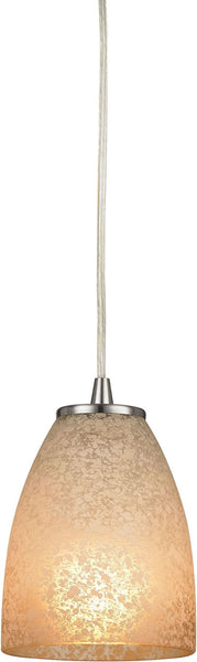 Sandstorm 1 Light Pendant In Satin Nickel