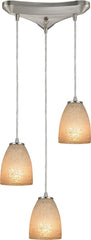 Sandstorm 3 Light Pendant In Satin Nickel