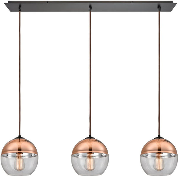 Revelo 3 Light Pendant In Oil Rubbed Bronze