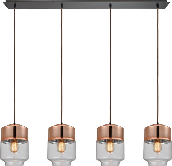 Revelo 4 Light Pendant In Oil Rubbed Bronze
