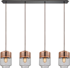 Revelo 4 Light Pendant In Oil Rubbed Bronze