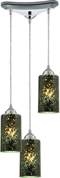 Illusions 3 Light Pendant In Polished Chrome