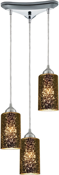 Illusions 3 Light Pendant In Polished Chrome