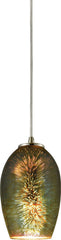 Illusions 1 Light Pendant In Satin Nickel