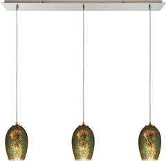 Illusions 3 Light Pendant In Satin Nickel