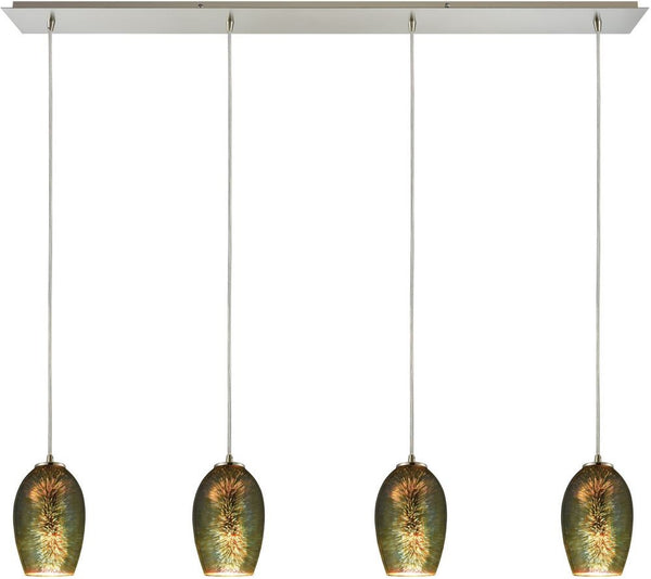 Illusions 4 Light Pendant In Satin Nickel