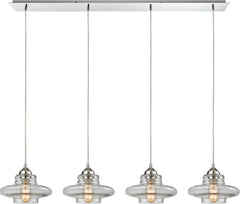 Orbital 4 Light Pendant In Polished Chrome