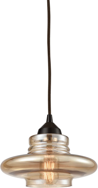 Orbital 1 Light Pendant In Oil Rubbed Bronze