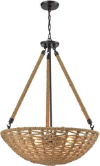 Weaverton 4 Light Chandelier In Oil Rubbed Bronze