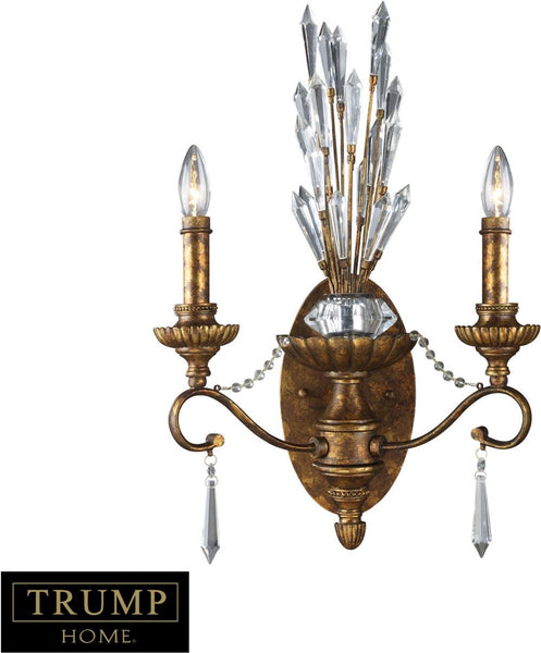 Senecal 2 Light Wall Sconce In Spanish Bronze