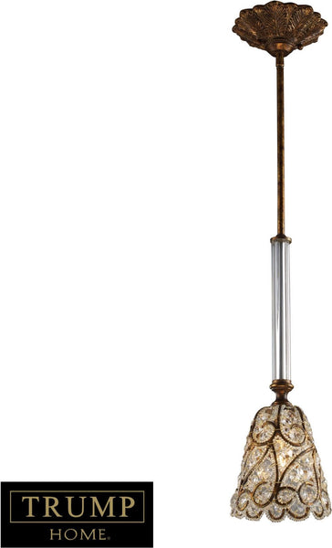 Senecal 1 Light Pendant In Spanish Bronze