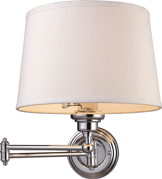 Westbrook 1 Light Swingarm Sconce In Polished Chrome