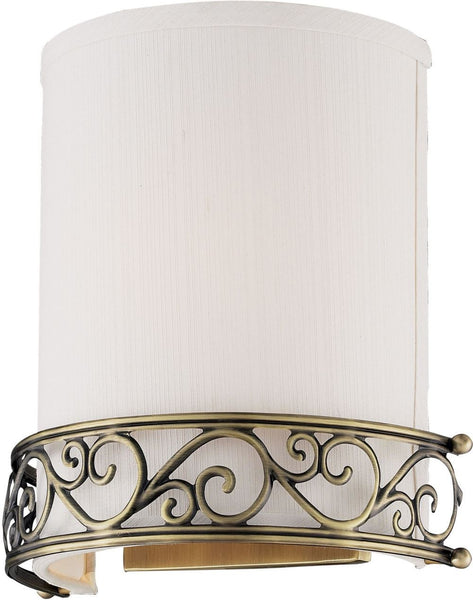 Abington 1 Light Wall Sconce In Antique Brass