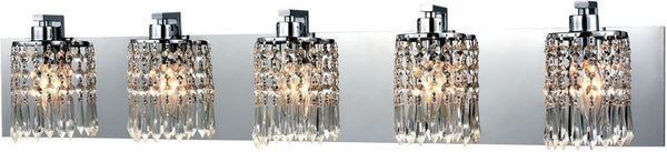 Optix 5 Light Vanity In Polished Chrome