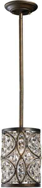 Amherst 1 Light Pendant In Antique Bronze