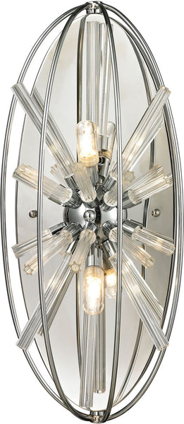 Twilight 2 Light Wall Sconce In Polished Chrome