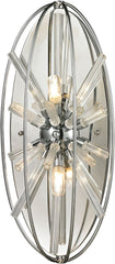Twilight 2 Light Wall Sconce In Polished Chrome