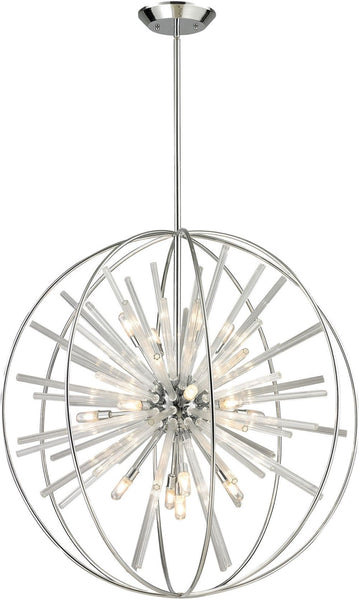 Twilight 15 Light Pendant In Polished Chrome