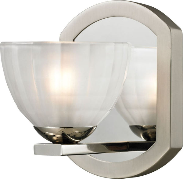 Sculptive 1 Light Vanity In Polished Chrome