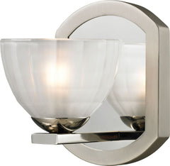 Sculptive 1 Light Vanity In Polished Chrome